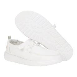 Wendy Chambray - Bright White 11 Wendy Chambray - Bright White -Hey Dude Store 41883 1NH WENDYCHAMBRAY BRIGHTWHITE PAIR BOTTOM