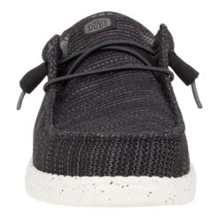 Wally Stretch Sox - Black/White 16 Wally Stretch Sox - Black/White -Hey Dude Store 41898 066 WALLYSTRETCHSOX BLACKWHITE FRONT