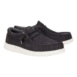 Wally Stretch Sox Wide - Black/White -Hey Dude Store 41898 066 WALLYSTRETCHSOX BLACKWHITE PAIR a2682ae0 8758 4496 a6c9 750ed69c86f1