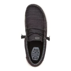 Wally Stretch Sox Wide - Black/White -Hey Dude Store 41898 066 WALLYSTRETCHSOX BLACKWHITE TOP bf4b6b96 8c45 4b54 a4bd 5f38ea97a5ec