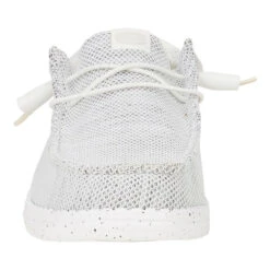 Wally Stretch Sox - Storm White -Hey Dude Store 41898 1UO WALLYSTRETCHSOX STORMWHITE FRONT