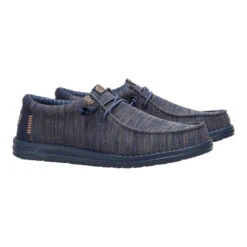 Wally Stretch Sox - Navy Blazer -Hey Dude Store 41898 4UC WALLYSTRETCHSOX NAVYBLAZER PAIR conversion1