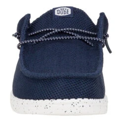 Wally Slip Varsity - Navy -Hey Dude Store 41935 410 WALLYSLIPVARSITY NAVY FRONT conversion1