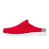 Wally Slip Varsity - Red/Grey -Hey Dude Store 41935 642 WALLYSLIPVARSITY RED GREY LEFT SIDE