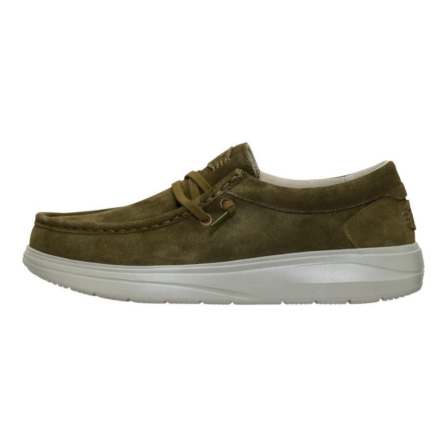 Wally Comf Suede - Dark Olive/Stone Grey 3 Wally Comf Suede - Dark Olive/Stone Grey