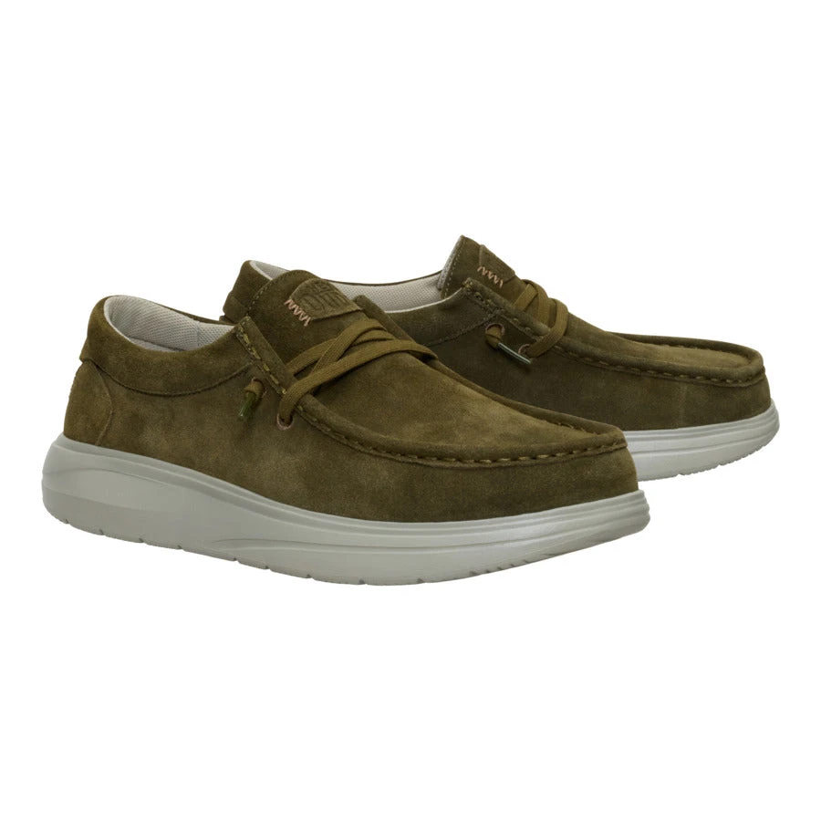 Wally Comf Suede - Dark Olive/Stone Grey 5 Wally Comf Suede - Dark Olive/Stone Grey - Image 3