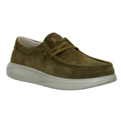 Wally Comf Suede - Dark Olive/Stone Grey 20 Wally Comf Suede - Dark Olive/Stone Grey -Hey Dude Store 41975 3AF WALLYCOMFSUEDE DARKOLIVESTONEGREY RIGHT SIDE conversion1 263d9fe8 415d 4ba6 96ba 7f95ff95afbf