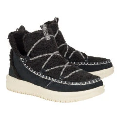 Camden Suede Cozy - Black 15 Camden Suede Cozy - Black -Hey Dude Store 42031 001 CAMDENSUEDECOZY BLACK PAIR conversion1 48f8dea9 f5e9 461d 953a 7b58c6a8b793