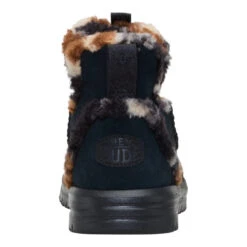 Camden Suede Cozy - Black Multi/Black -Hey Dude Store 42031 0PE CAMDENSUEDECOZY BLACKMULTIBLACK BACK conversion1