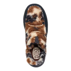 Camden Suede Cozy - Black Multi/Black -Hey Dude Store 42031 0PE CAMDENSUEDECOZY BLACKMULTIBLACK TOP conversion1