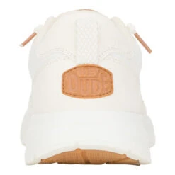 Sirocco Alta Essentials - White/White -Hey Dude Store 42041 143 SIROCCAALTAESSENTIALS WHITEWHITE BACK conversion1