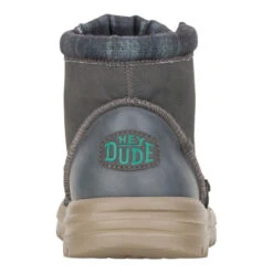 Bradley Classic - Charcoal -Hey Dude Store 42067 025 BRADLEYCLASSIC CHARCOAL BACK conversion1