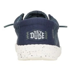 Wally Youth Stretch Sox - Navy -Hey Dude Store 42072 410 WALLYYSTRETCHMESH NAVY BACK