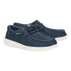 Wally Youth Stretch Sox - Navy -Hey Dude Store 42072 410 WALLYYSTRETCHMESH NAVY PAIR