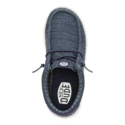 Wally Youth Stretch Sox - Navy -Hey Dude Store 42072 410 WALLYYSTRETCHMESH NAVY TOP