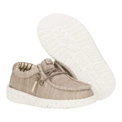 Wally Toddler Stretch Sox - Walnut -Hey Dude Store 42073 267 WALLYTSTRETCHSOX WALNUT PAIR BOTTOM