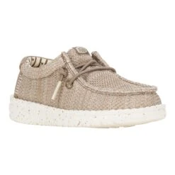 Wally Toddler Stretch Sox - Walnut -Hey Dude Store 42073 267 WALLYTSTRETCHSOX WALNUT RIGHT 3QTR