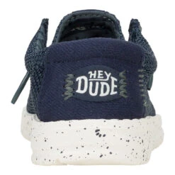 Wally Toddler Stretch Sox - Navy -Hey Dude Store 42073 410 WALLYTSTRETCHSOX NAVY BACK conversion1