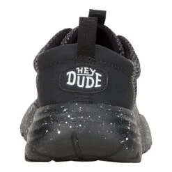 Sirocco Play Youth Varsity - Black/Black -Hey Dude Store 42104 060 SIROCCOPLAYYVARSITY BLACKBLACK BACK