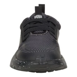 Sirocco Play Youth Varsity - Black/Black -Hey Dude Store 42104 060 SIROCCOPLAYYVARSITY BLACKBLACK FRONT