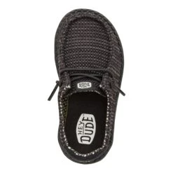 Wendy Toddler Stretch Sox - Black/Black -Hey Dude Store 42115 060 WENDYTSTRETCHSOX BLACKBLACK TOP