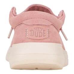 Wendy Comf Suede - Rose Pink/Whisper Pink -Hey Dude Store 42641 79A WENDYCOMFSUEDE ROSEPINK WHISPERPINK BACK