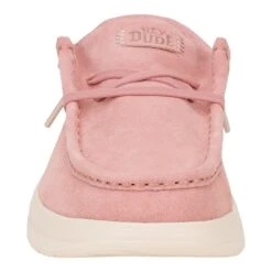 Wendy Comf Suede - Rose Pink/Whisper Pink -Hey Dude Store 42641 79A WENDYCOMFSUEDE ROSEPINK WHISPERPINK FRONT