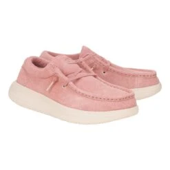 Wendy Comf Suede - Rose Pink/Whisper Pink -Hey Dude Store 42641 79A WENDYCOMFSUEDE ROSEPINK WHISPERPINK PAIR
