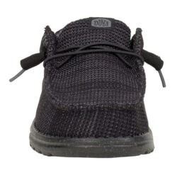 Wally Stretch Sox Wide - Black 17 Wally Stretch Sox Wide - Black -Hey Dude Store 42660 001 WALLYSTRETCHMESHWIDE BLACK FRONT conversion1