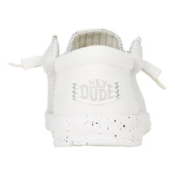 Wally Stretch Sox Wide - Storm White 18 Wally Stretch Sox Wide - Storm White -Hey Dude Store 42660 1UO WALLYSTRETCHSOX STORMWHITE BACK