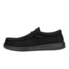 Wally Work Wide - Triple Black -Hey Dude Store 42699 0WC WALLYWORKWIDE TRIPLEBLACK LEFT SIDE