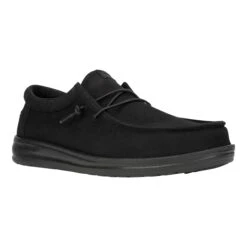 Wally Work Wide - Triple Black 15 Wally Work Wide - Triple Black -Hey Dude Store 42699 0WC WALLYWORKWIDE TRIPLEBLACK RIGHT 3QTR 1
