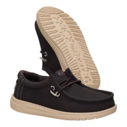 Wally Youth Classic - Mole Brown 12 Wally Youth Classic - Mole Brown -Hey Dude Store 42751 2IV WALLYYCLASSIC MOLEBROWN PAIR BOTTOM conversion1