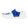 Men's Wally Tri Duke - Duke White/Blue -Hey Dude Store 42764 4A1 WALLY TRI COLLEGIATE DUKE LEFT SIDE