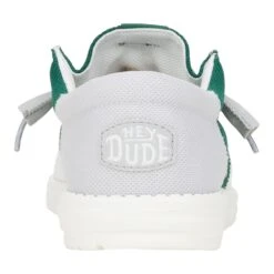 Men's Wally Tri Michigan State - Michigan State Green/Green -Hey Dude Store 43038 3VL WALLYTRIMICHIGANSTATE GREENWHITE BACK