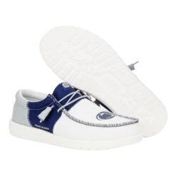 Men's Wally Tri Penn State - Penn State Navy/Grey -Hey Dude Store 43049 412 WALLYTRIPENNSTATE NAVYWHITE PAIR BOTTOM