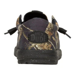 Wally Realtree Edge® Colors - Black/Camo -Hey Dude Store 43052 0DQ WALLYREALTREEEDGECOLORS BLACKCAMO BACK conversion1
