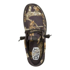 Wally Realtree Edge® Colors - Black/Camo -Hey Dude Store 43052 0DQ WALLYREALTREEEDGECOLORS BLACKCAMO TOP conversion1
