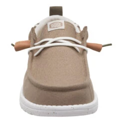 Wally Craft Linen - Timber/Silver Birch 12 Wally Craft Linen - Timber/Silver Birch -Hey Dude Store 43086 2KR WALLYCRAFTLINEN TIMBERSILVERBIRCH FRONT conversion1