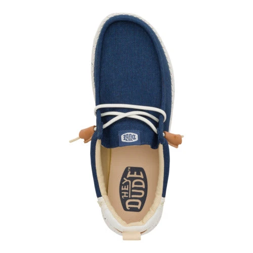 Wally Craft Linen - White/Sargasso Blue 9 Wally Craft Linen - White/Sargasso Blue - Image 7