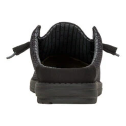 Wally Slip Stretch Sox - Black -Hey Dude Store 43103 001 WALLYSLIPSTRETCHSOX BLACK BACK conversion1