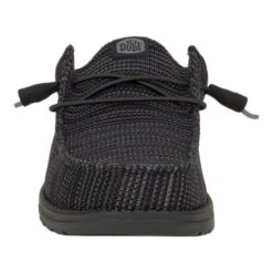 Wally Slip Stretch Sox - Black -Hey Dude Store 43103 001 WALLYSLIPSTRETCHSOX BLACK FRONT conversion1