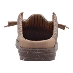 Wally Slip Stretch Sox - Deep Taupe/Chanterelle Tan -Hey Dude Store 43103 0PP WALLYSLIPSTRETCHSOX DEEP BACK conversion1