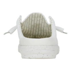 Wally Slip Stretch Sox - White -Hey Dude Store 43103 100 WALLYSLIPSTRETCHSOX WHITE BACK conversion1