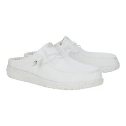 Wally Slip Stretch Sox - White -Hey Dude Store 43103 100 WALLYSLIPSTRETCHSOX WHITE PAIR conversion1