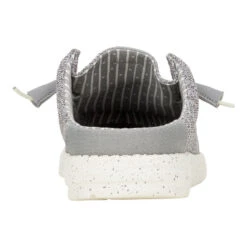 Wally Slip Stretch Sox - Granite Grey -Hey Dude Store 43103 1HF WALLYSLIPSTRETCHSOX GRANITEGREY BACK conversion1