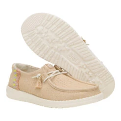 Wendy Perf Canvas - Irish Cream -Hey Dude Store 43111 0NG WENDYPERFCANVAS IRISHCREAM PAIR BOTTOM conversion1 d9c7f1f3 f472 4ae9 ac19 5a6c5a9a05cf