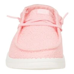 Wendy Eyelet - Pale Pink 12 Wendy Eyelet - Pale Pink -Hey Dude Store 43128 6ZZ WENDYEYELET PALEPINK FRONT
