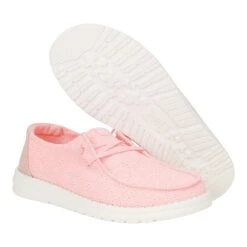 Wendy Eyelet - Pale Pink 11 Wendy Eyelet - Pale Pink -Hey Dude Store 43128 6ZZ WENDYEYELET PALEPINK PAIR BOTTOM