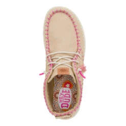 Wendy Mid Perf Canvas - Irish Cream -Hey Dude Store 43135 0NG WENDYMIDPERFCANVAS IRISHCREAM TOP conversion1